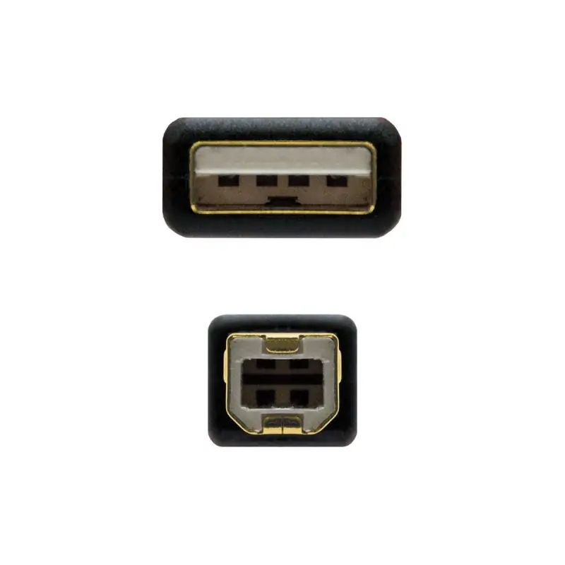 USB 2.0 A to USB B Cable NANOCABLE 10.01.1202...