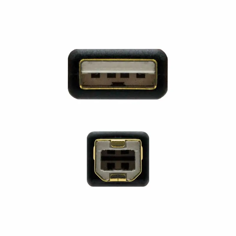 USB 2.0 A to USB B Cable NANOCABLE 10.01.1202...