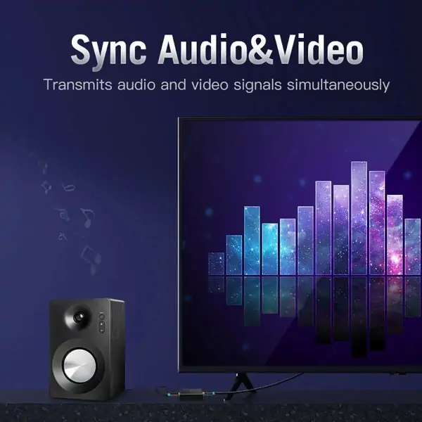 HDMI Cable Vention AACBH Black 2 m