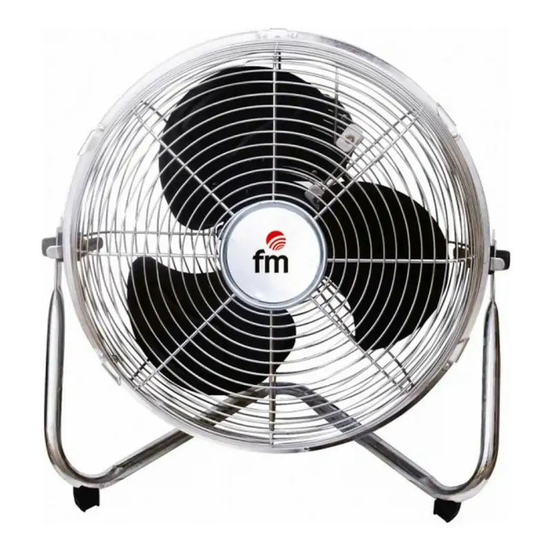 Floor Fan Grupo FM F30 Ø 30 cm 55W Black